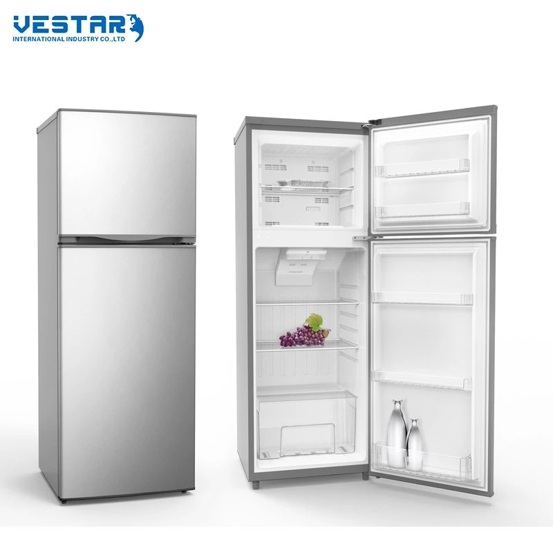 Arriba montado fuera condensador Gas refrigerador Doble Puerta Hogar