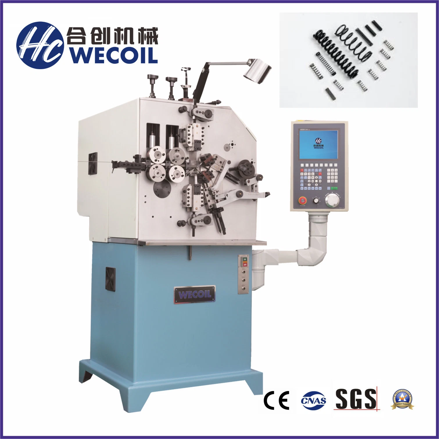 wecoil 2 axis 0.8-3.0mm hair pin torsion spring machine