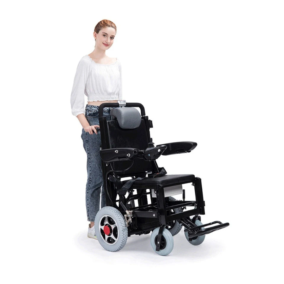 2022 Manufacturer Direct Sell Folding Disabled Lithium Battery Wheelchair Lightweight Power Wheel Chair