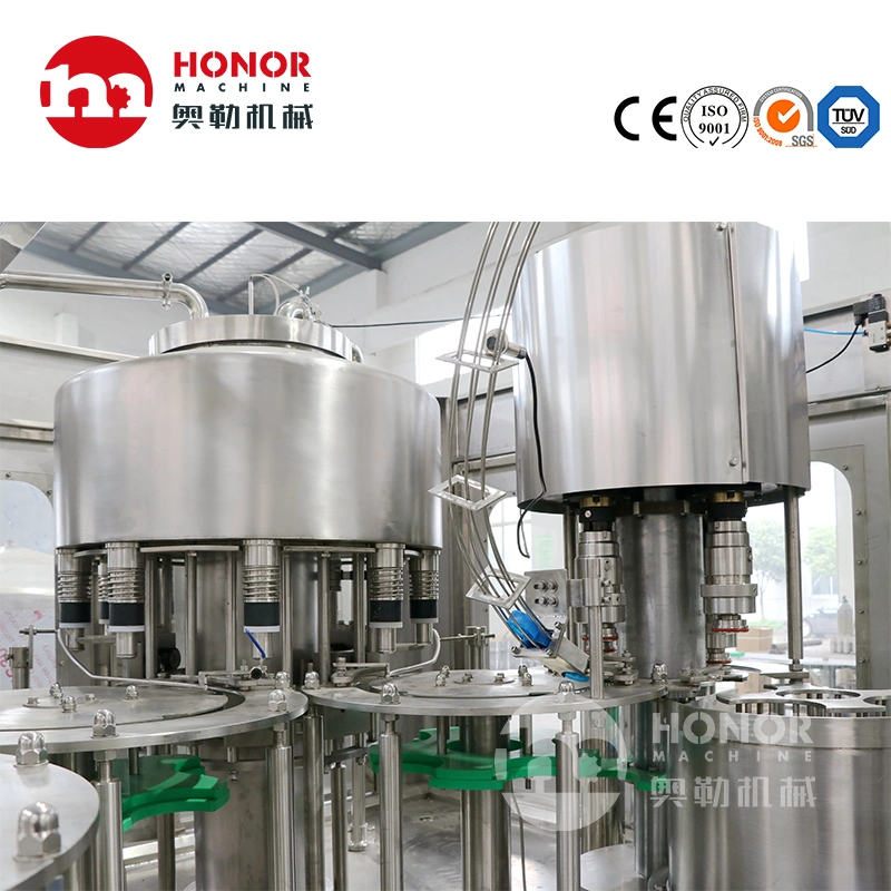 Full Function, Low Energy Consumption, Small Scale, Less Investment, High Degree of Automation of Rotary Plastic Bottle Liquid Filling and Packaging Machinery