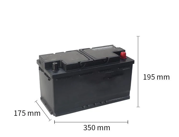 High Capacity Car Lead Acid Battery Charger JIS Maintenance Free Battery for Truck for Engineering Vehicles