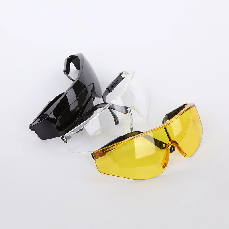 Hot Selling ANSI Z87.1 PC Anti Scratch Safety Goggle Sport Eyewear Glasses Optical Clear Glasses Industrial Equipment