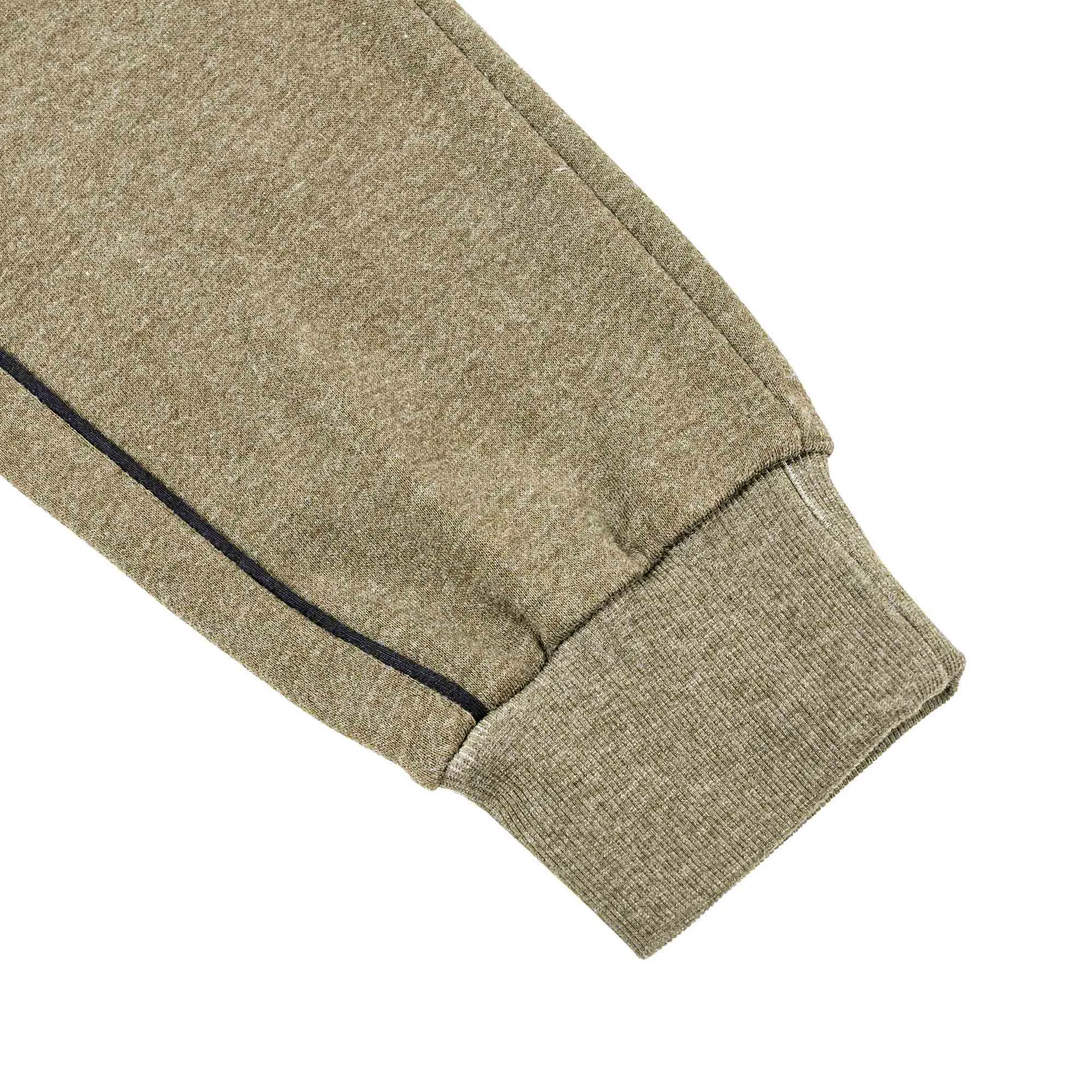 Calça de moletom macia e resistente a rugas para homens da fábrica Asiapo China, feita de CVC French Terry anti-pilling. Ideal para a primavera e o verão.