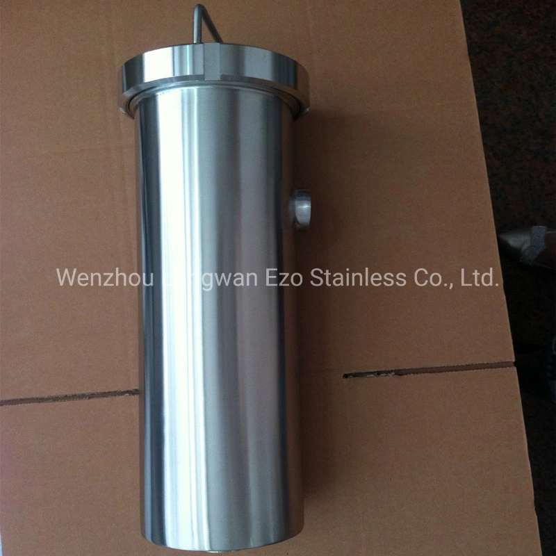 High Flow Stainless Steel Food Grade Weld Strainer with Jacket