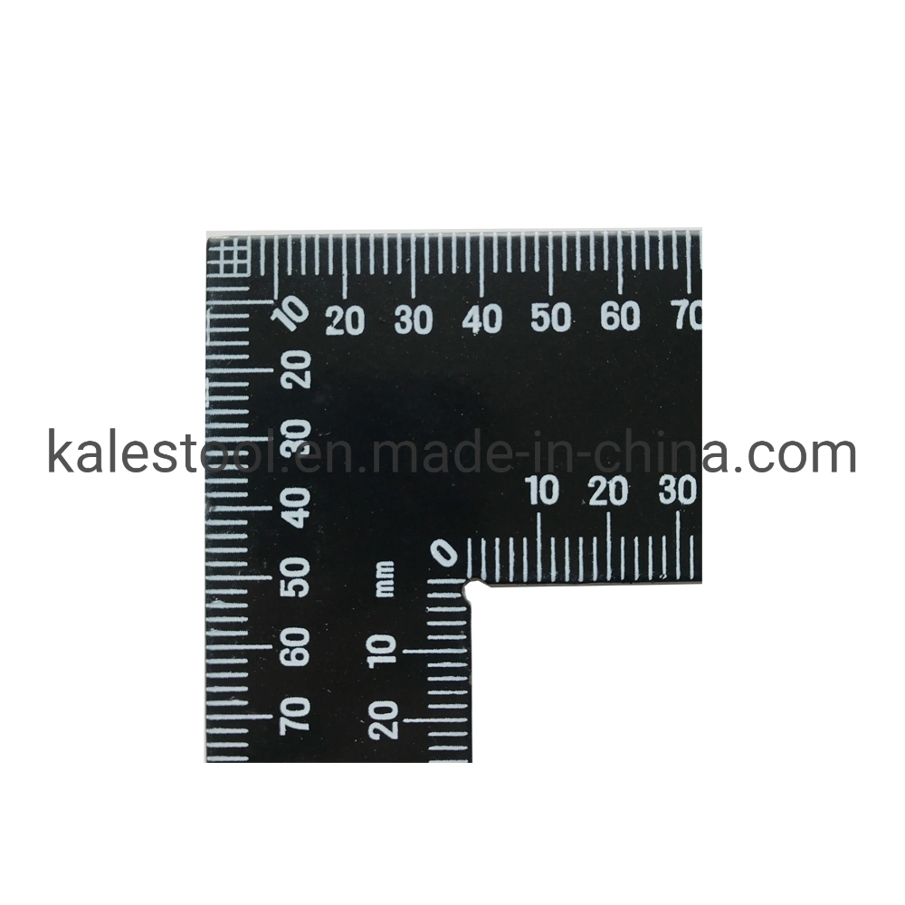 L Shape Angle Ruler with Black Painting