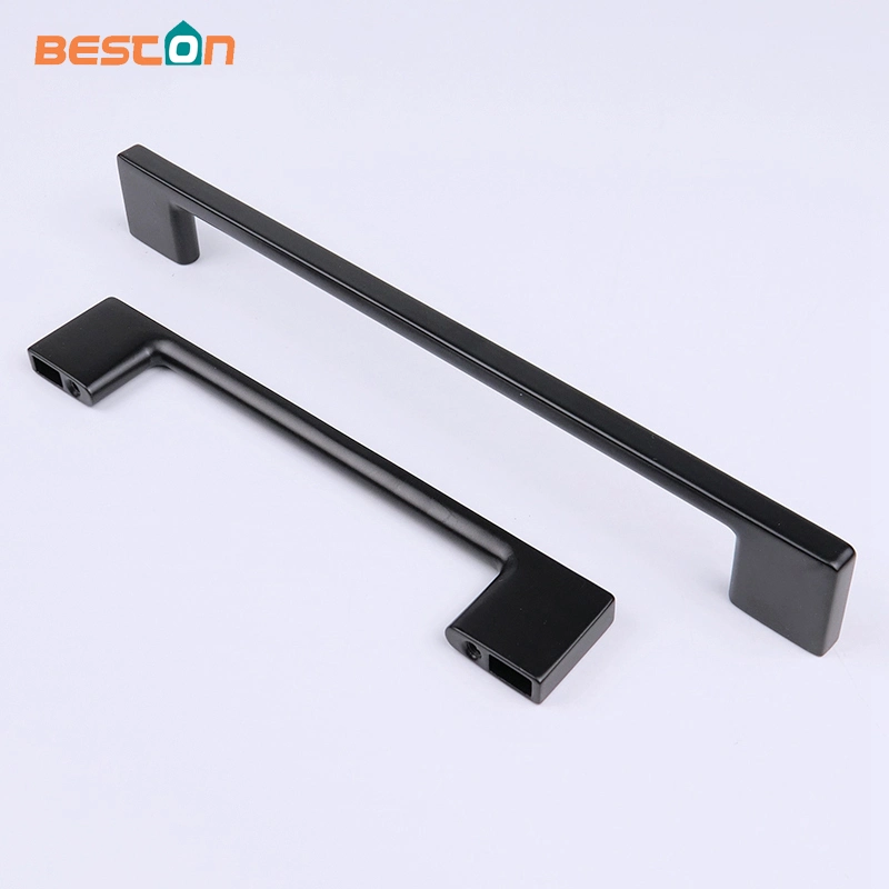 Pull Black Long Metal Key Handle Wood Door Cabinet Handle