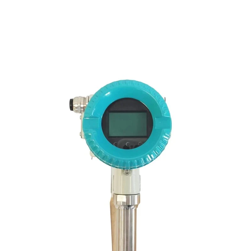 High Temperature N2 Gas Hydrogen Compressed Air Superheated Steam Vortex Flow Meter