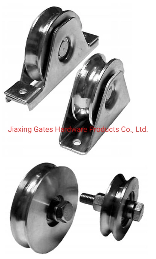 Zinc Plated U Y V H Groove Sliding Gate Metal Roller