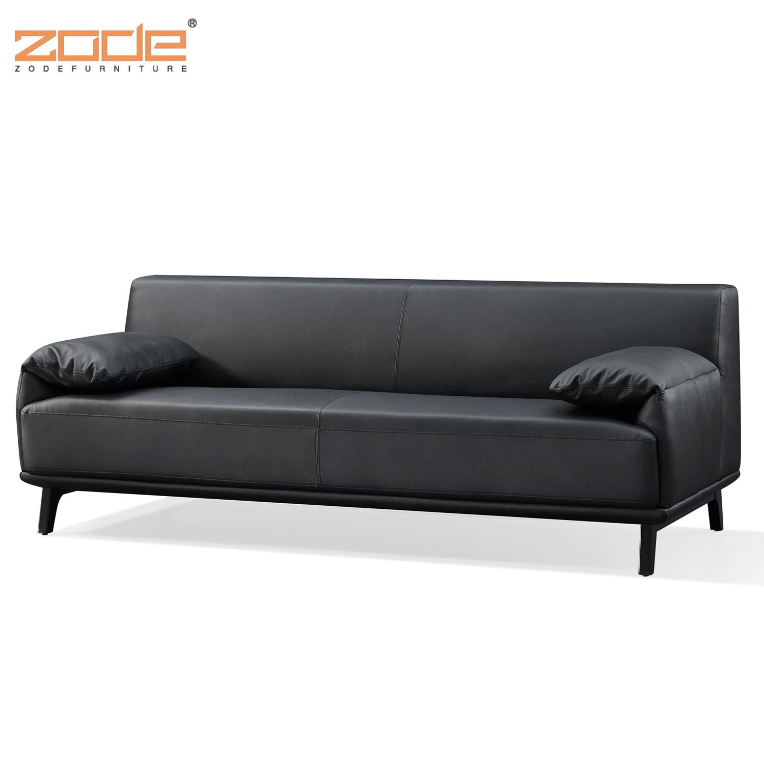 Zode Living Room Furniture Faux Leather Tufted Kid Armrest Living Room Sofa Set