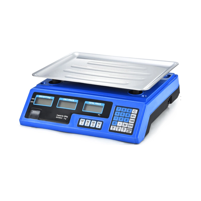 Ts-Acs 30kg 40kg Multiple Materials Cash Register Scale Digital Weighing Scales