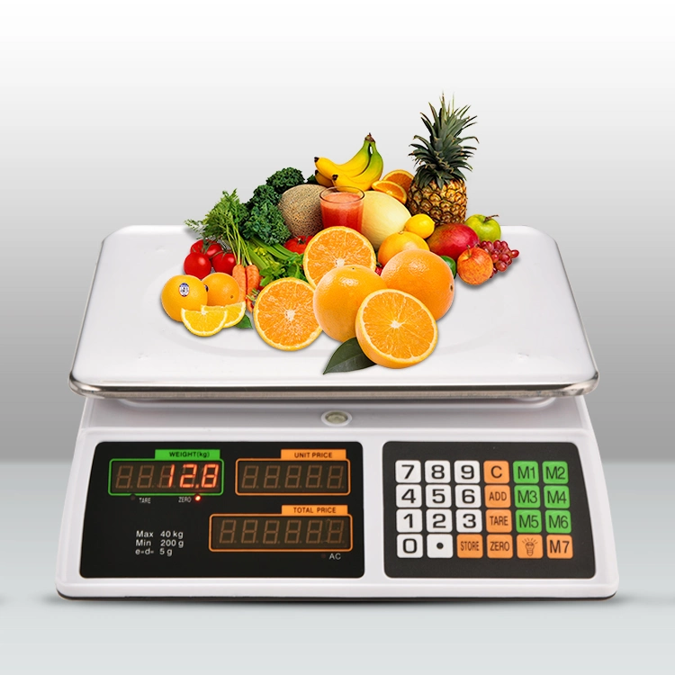 40kg Electronic Price Computing Scale ACS System Electronic Scale