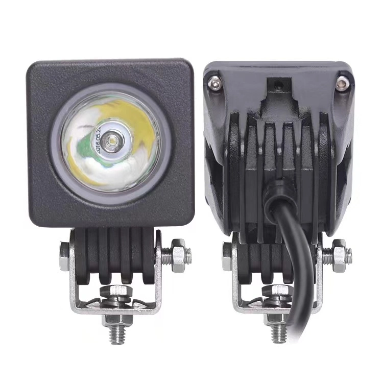 Mini 2inch 12V Super Bright 10W Automotive Square LED Work Light Offroad Driving Light