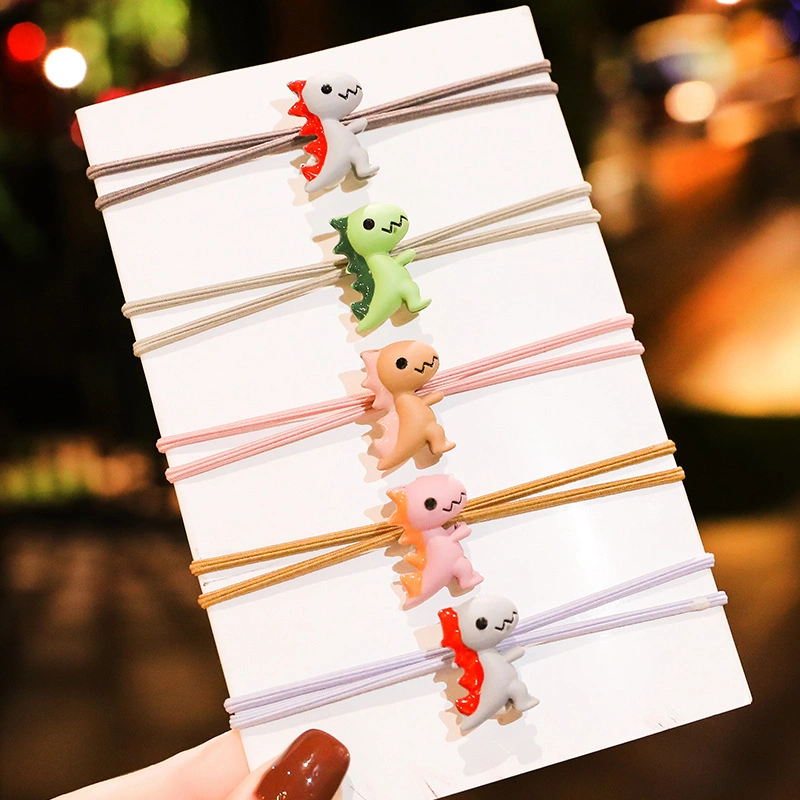 Cute Little Dinosaur Hair Tie Cartoon Women Girl Hairband