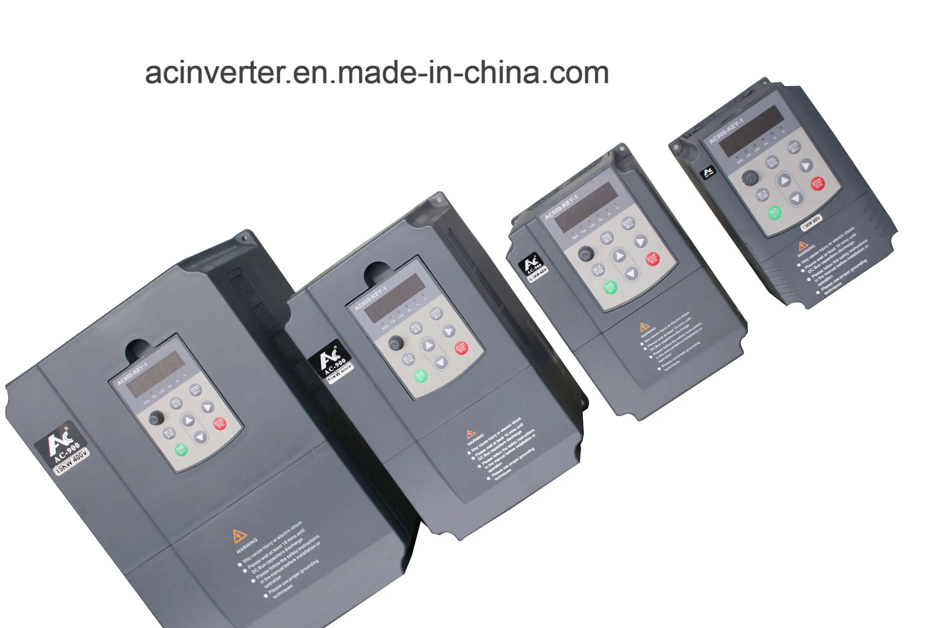 AC400V AC Motor Industrial Drive Variable Voltage Variable Frequency Inverter 3p 5.5kw with User Manual