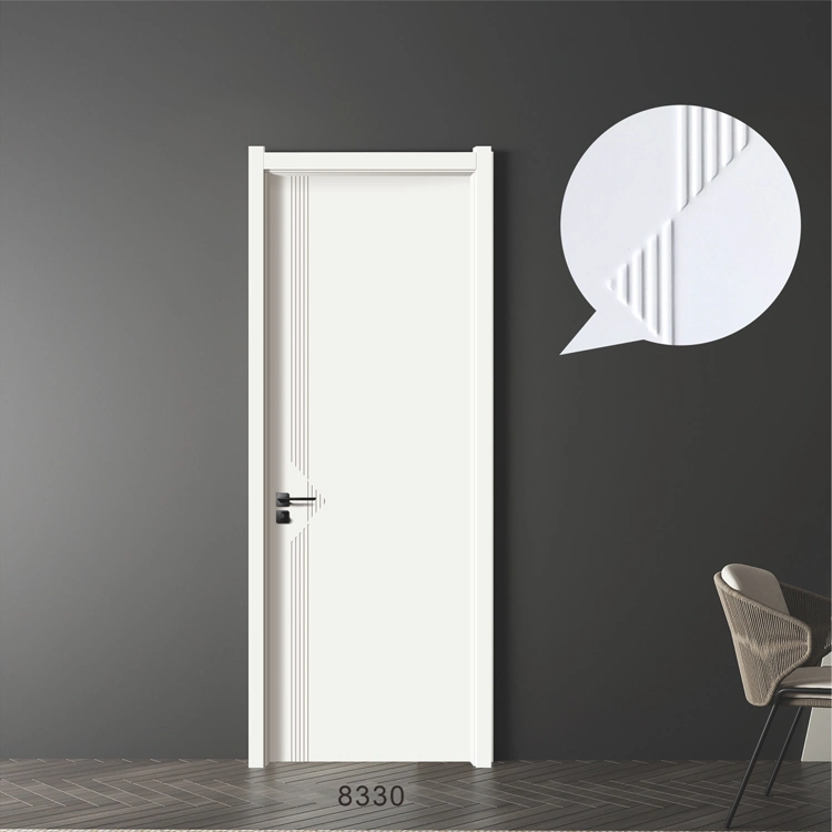 Shengyifa Simple Design Wooden Plastic Timber Hotel Room PVC Toilet Door