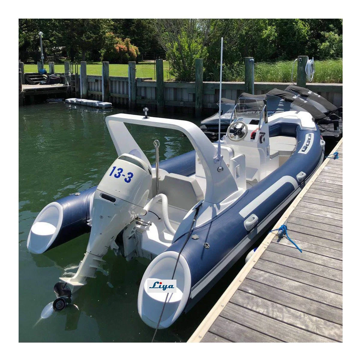 Liya Popular 17feet Outboard Motor 150L Fuel Tank for Rigid Rib Boat