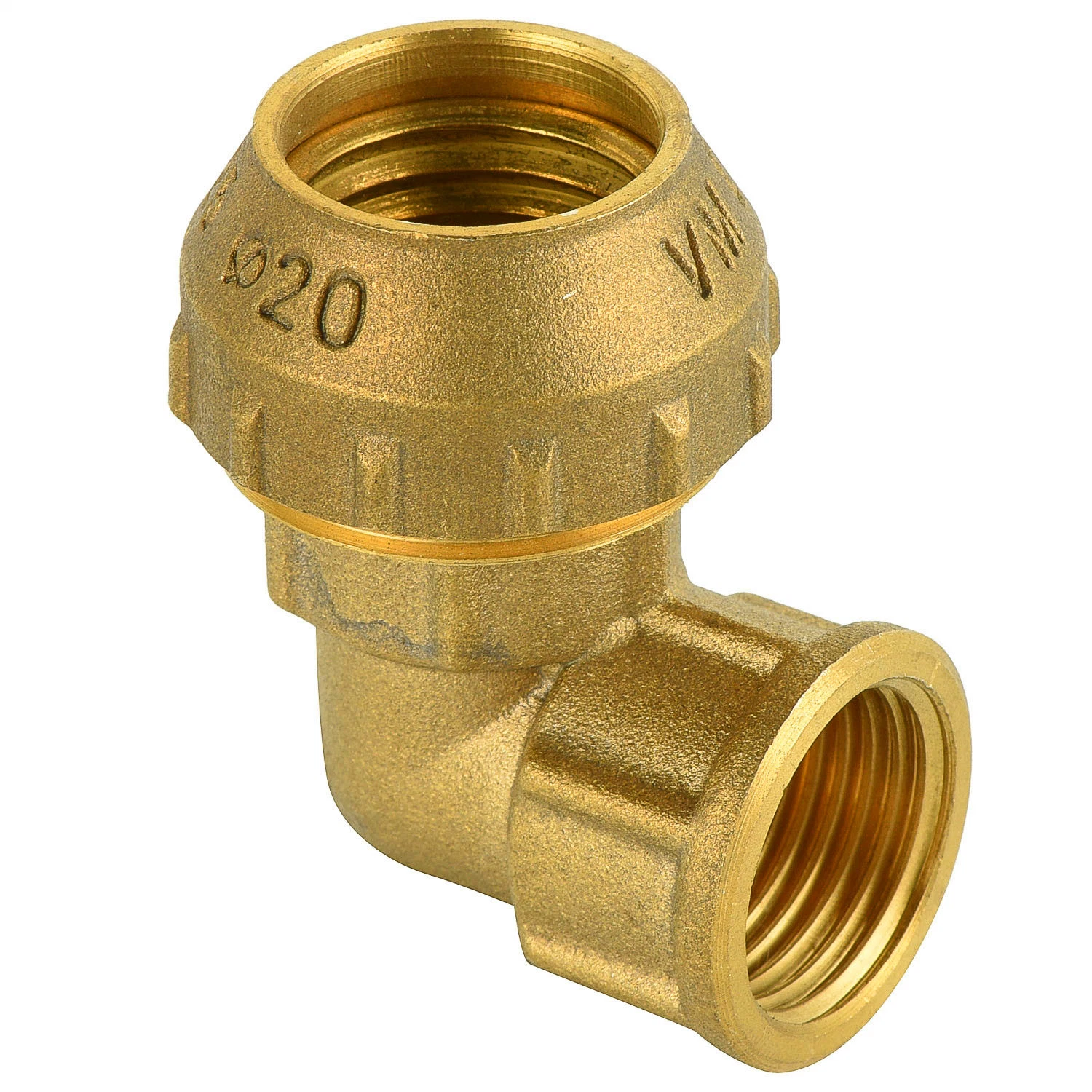 Good Quality Brass Elbow Compression Fitting for PE Pipe