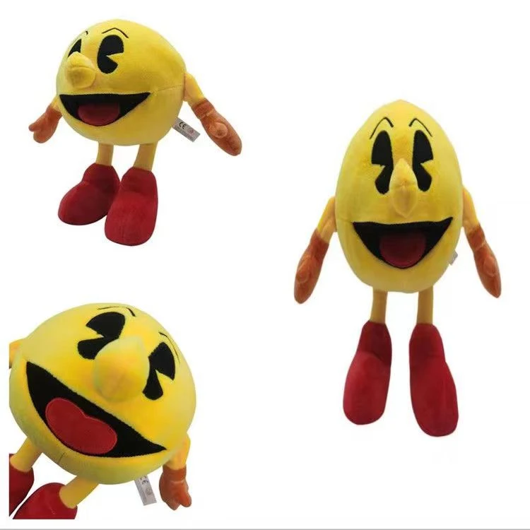 Cross-Border New PAC-Man Boxer Plush Toy Game Cartoon Doll Doll in Stock