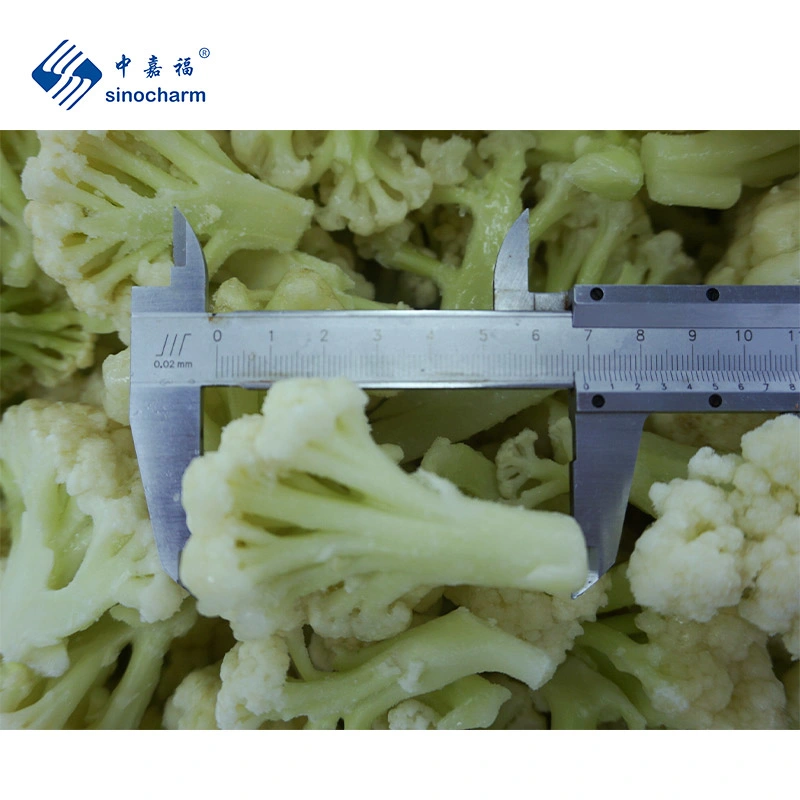 Sinoncharm Brc a Factory Wholesale/Supplier Price 1kg 4-6cm IQF Vegetables Frozen Cauliflower