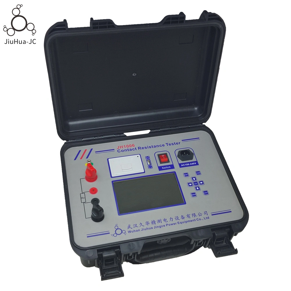 Jh1006b Hipot Test 200A Loop Resistance Meter Circuit Breaker Contact Resistance Tester