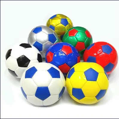 Balón de fútbol barato de cuero sintético PVC con logotipo personalizado impreso