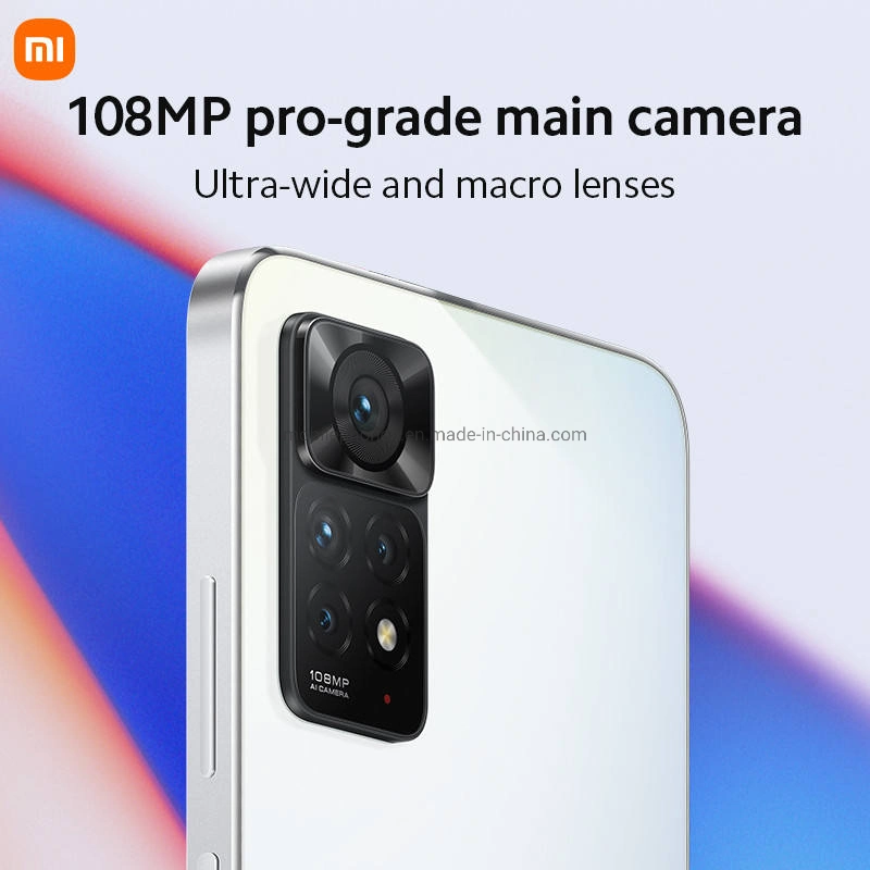 Global Version Reed for Mi Note 11 PRO Mobile Phone 64GB/128GB Mtk Helio G96 108MP Quad Camera 120Hz Display 67W Turbo Charging Nfcpopular