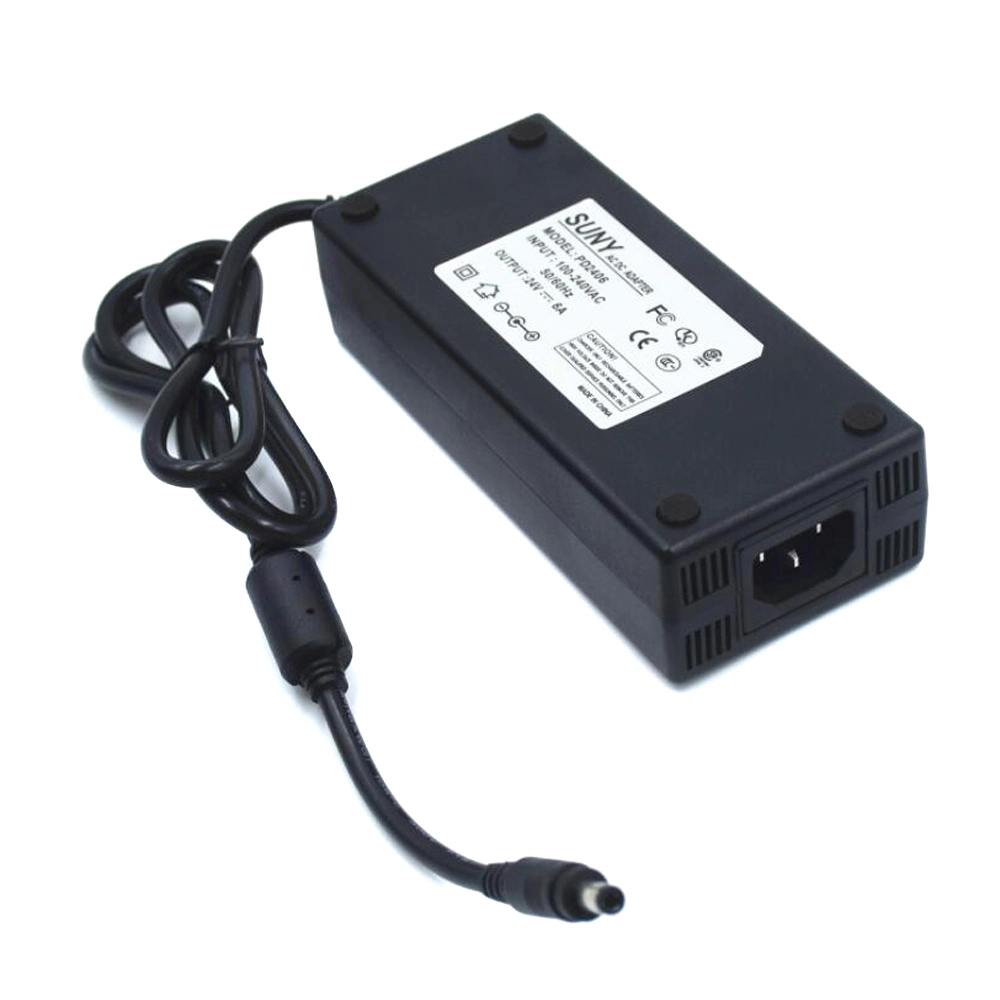 24V6a Power Adapter 144W LED Light Power Supply 100-240V AC Input