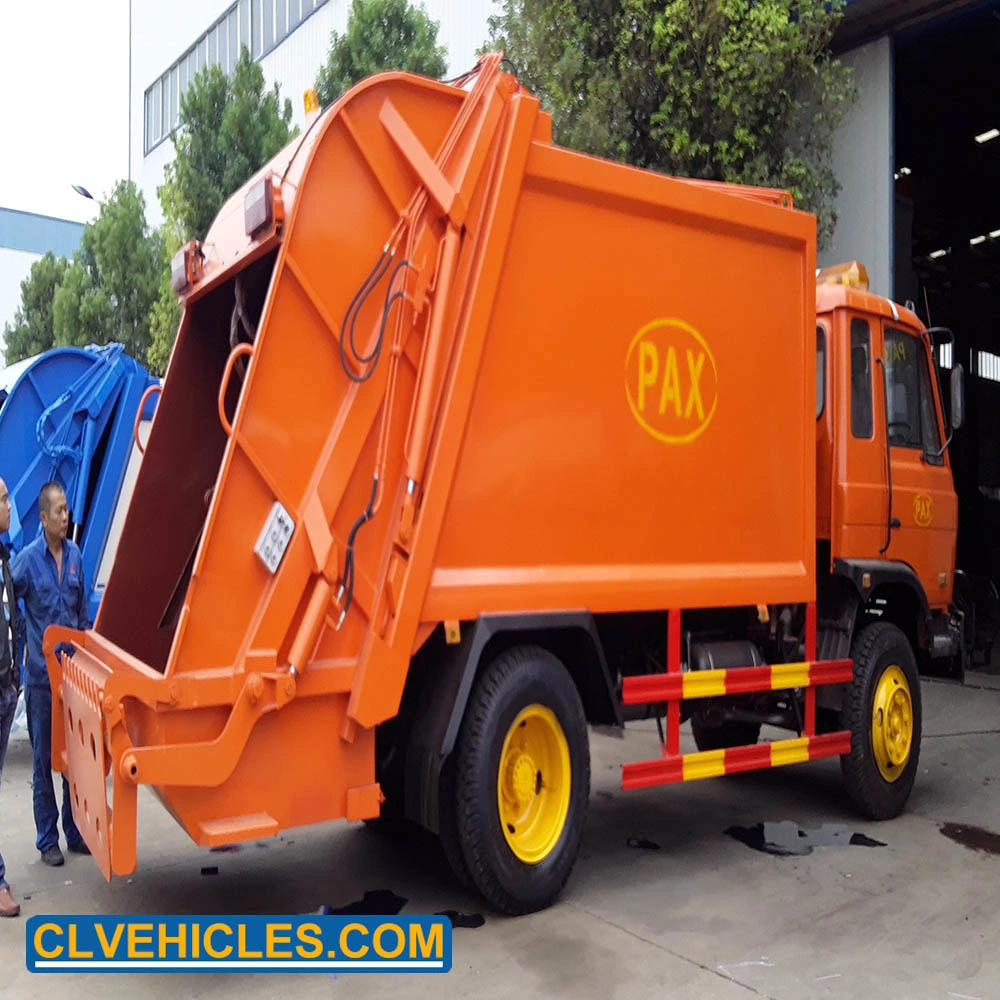 Maec 4X2 12cbm ordures compacteur de déchets de refuser les ordures du compresseur de chariot