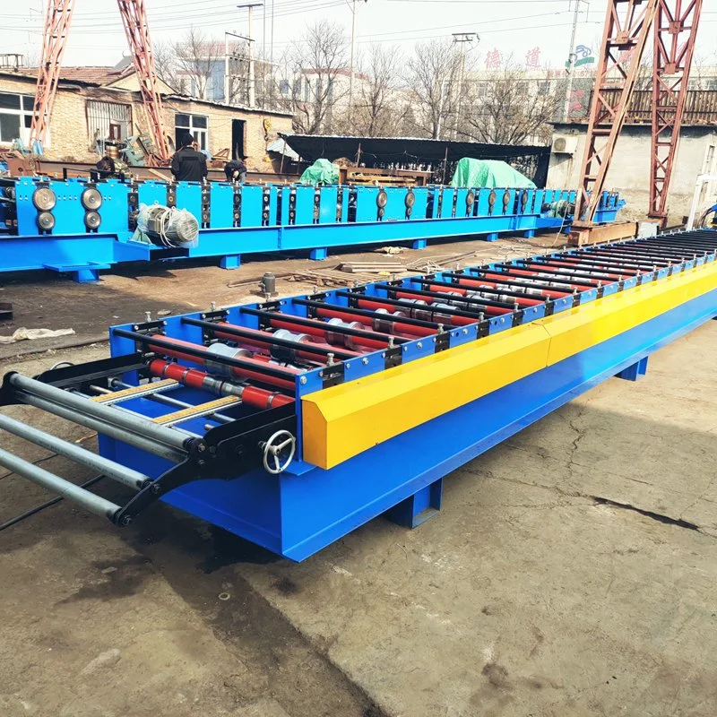 Steel Box Rib Wall Panel Roof Sheet Double Layer Roll Forming Machine