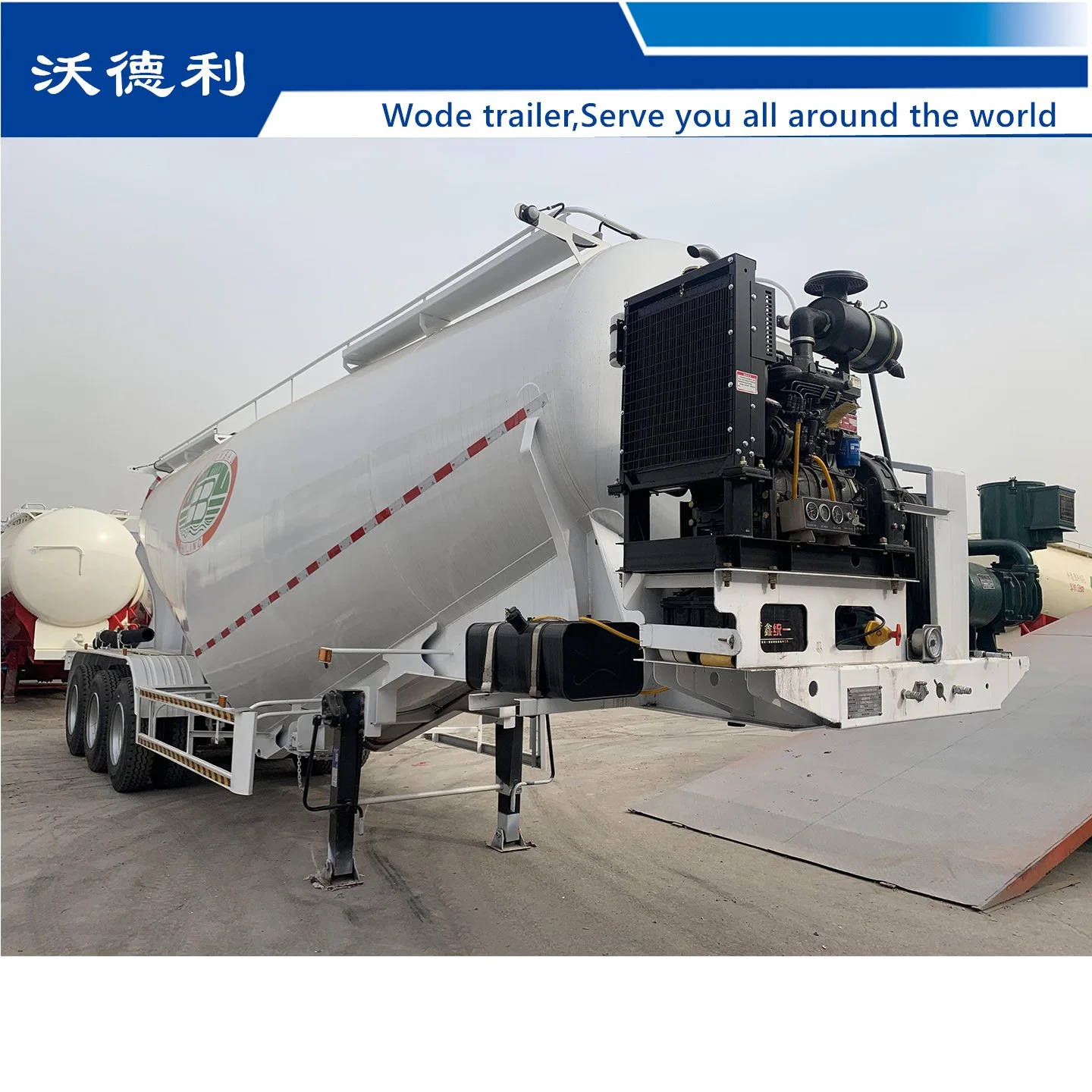 60ton 50cbm Lime Powder Transporte Tanker