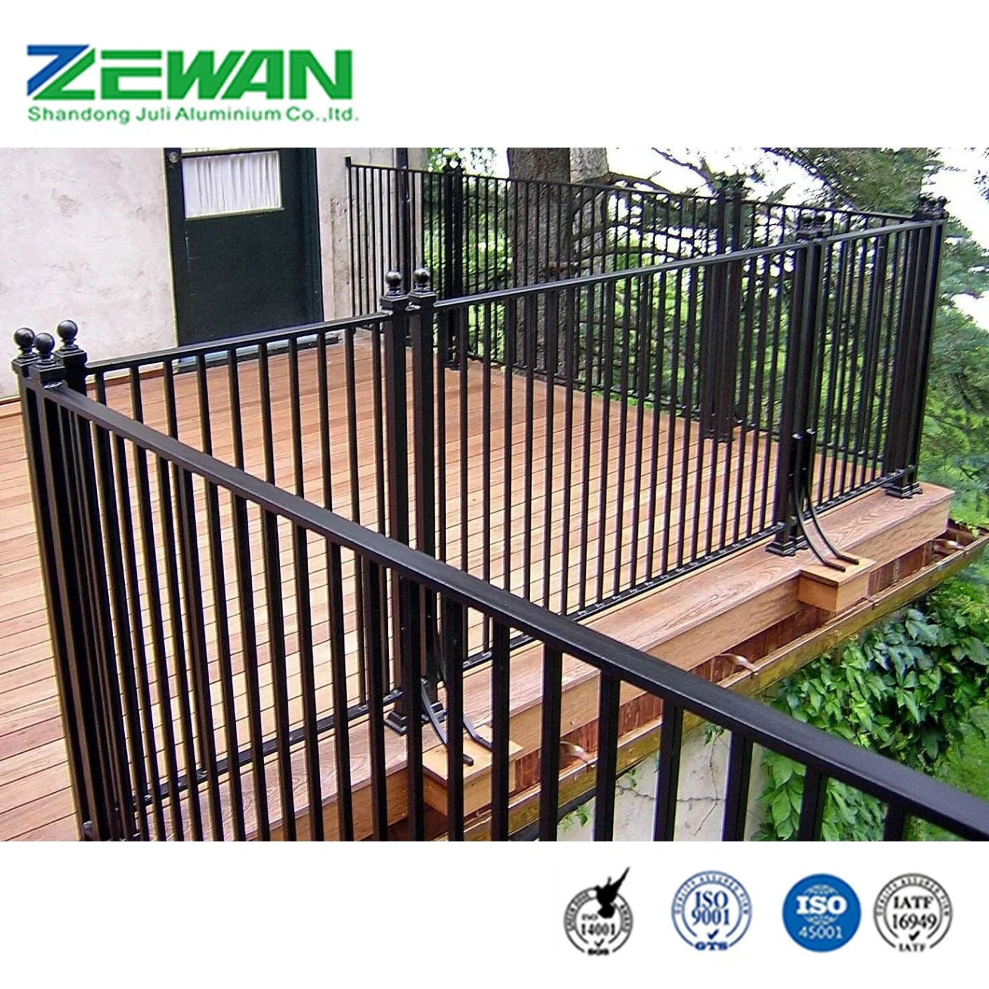 Balustrade Design Aluminum Balcony Railing Stair Railing Railing and Handrail