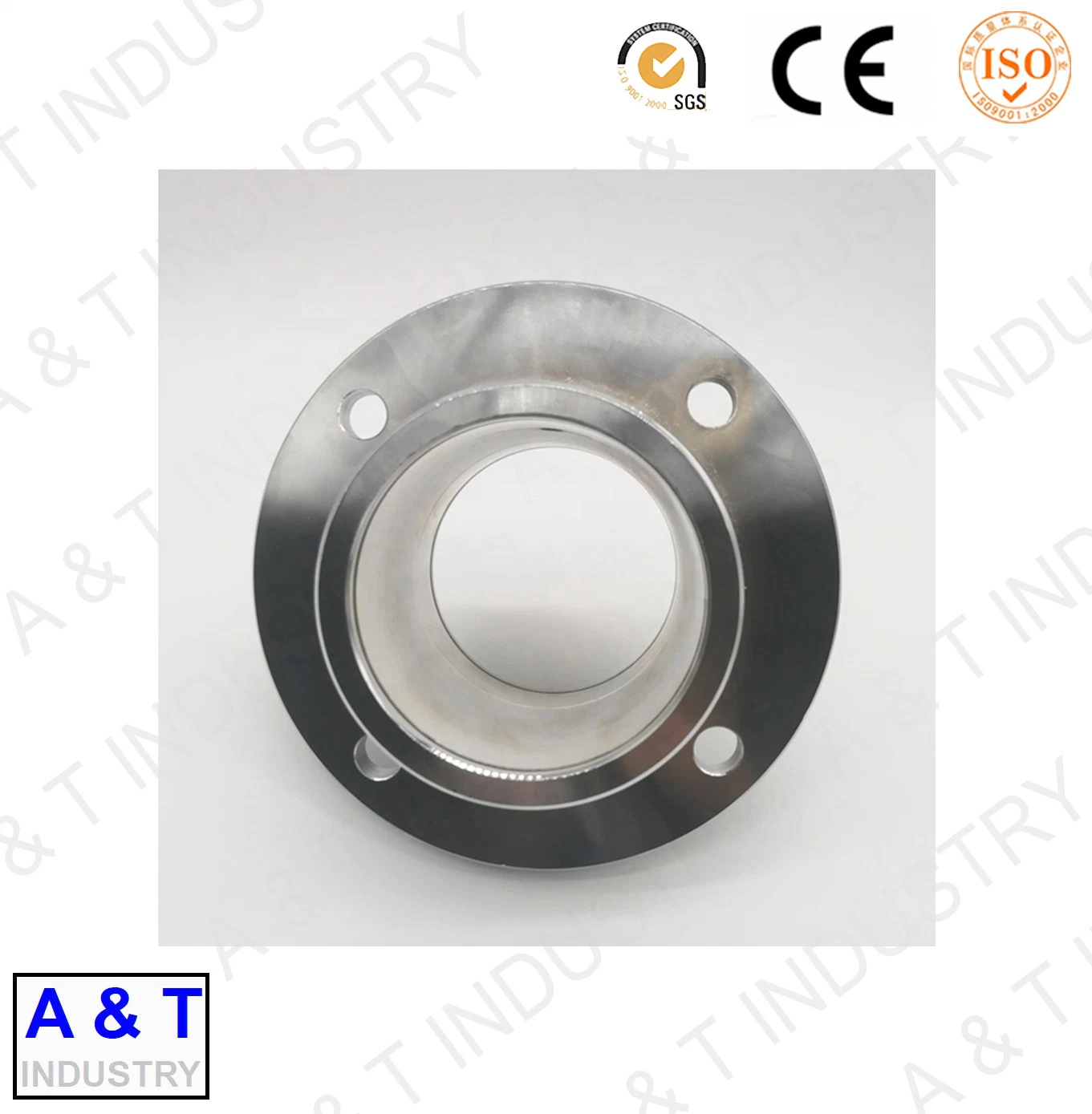 Metric Supplier Industrial Pipe Adapter Collar Forged Forging 6 Hole DIN Carbon Steel Plate Flange