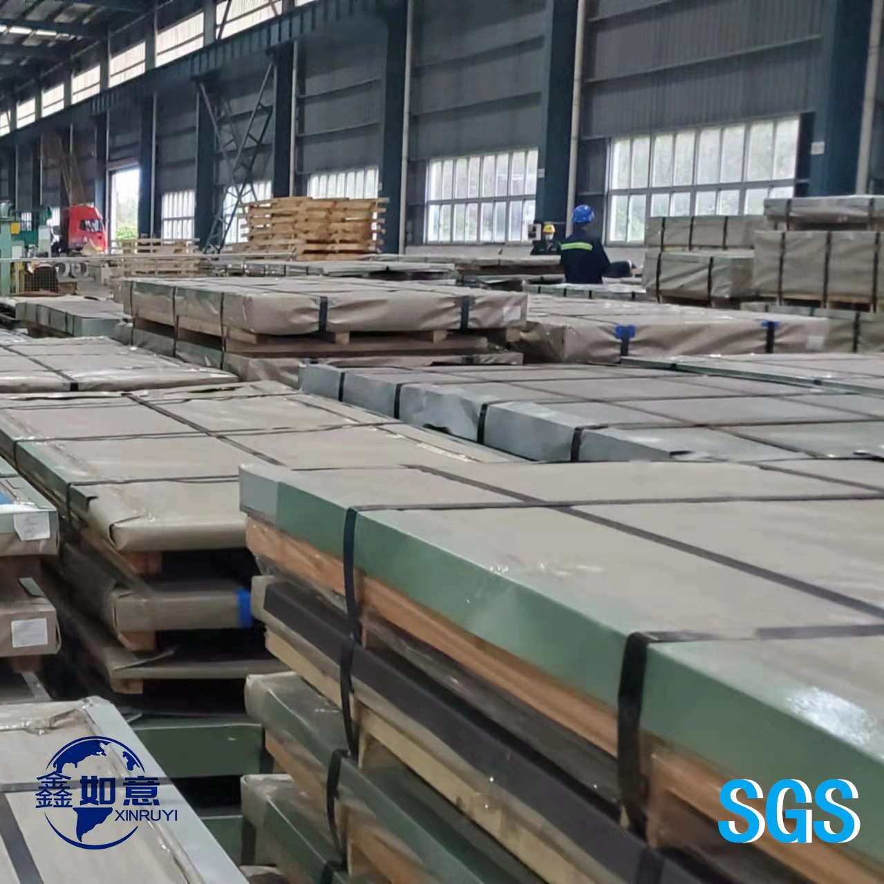 Hot Rolled, Cold Rolled S31803 N08904 Mirror Surface Green Color Exported to Russia Thickness 20mm Stainless Steel Coils/Plates/Sheets for Springs Services