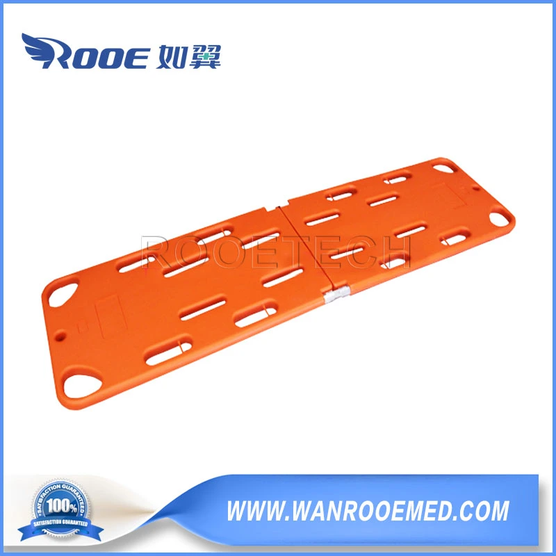 2 Folding Water Rescue PE Plastic Spine Board Stretcher with Cheap Price