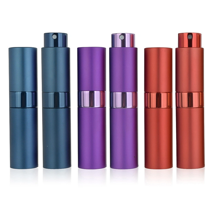 New Style 50ml Luxury Glass Perfume Bottle Cylinder Shape