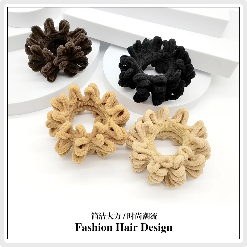 Fashion Jewelry Telephone Wire Velvet Large Intestine Hair Ring Hair Rope