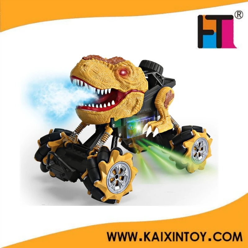 Dinosaur Spray Remote Control Car Electric Light Climbing off-Road Stunt Car Boy Children Dinosaur Toys