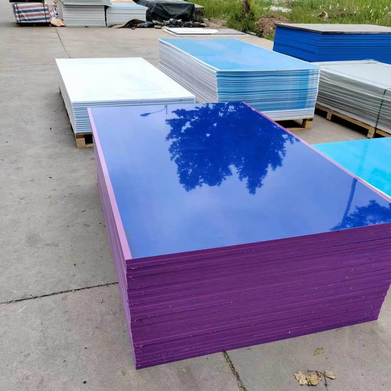 Pure Raw Material Anti-Corrosion and Wear-Resistant Purple PE Plastic Sheet