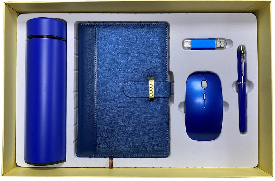 Thermos Cup and Metal Pen Notebook Promotional & Business Gifts