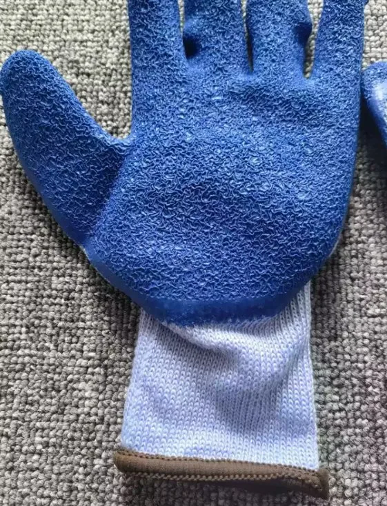 صافي التر سي إي En388 بطانة القطن بولي لاتكس Coated Work Glove قفازات السلامة الخاصة بمعدات الحماية الشخصية