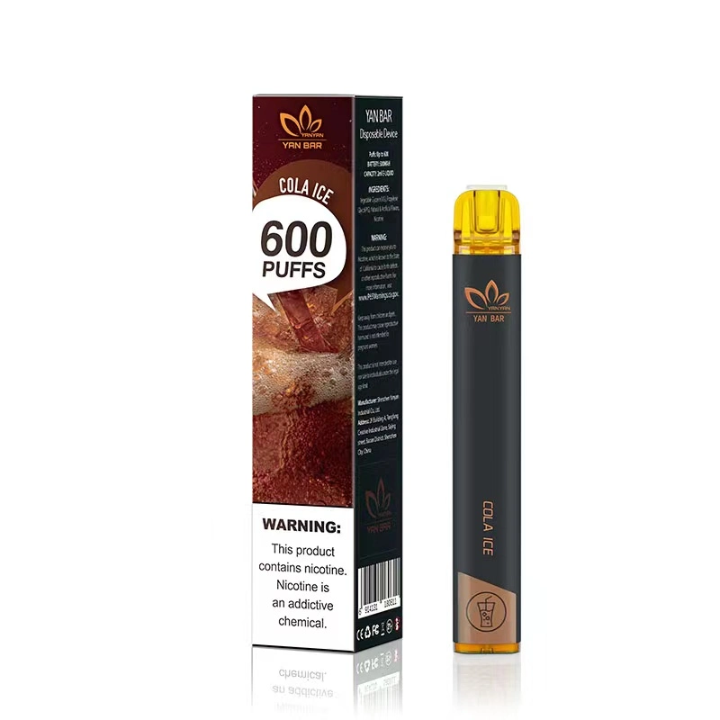 Prix d'usine de 600 bouffées 2 % de la nicotine 2ml jetable Vape e-cigarette de type stylo