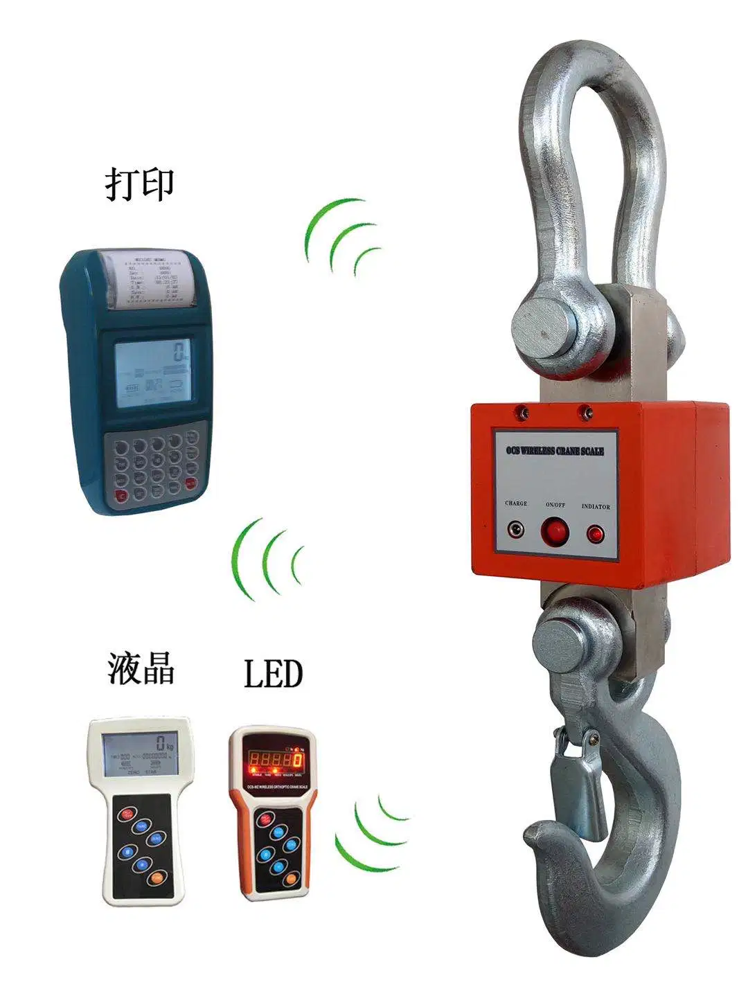 Crane Scale with Printer and Bluetooth for Roll Steel Weighing