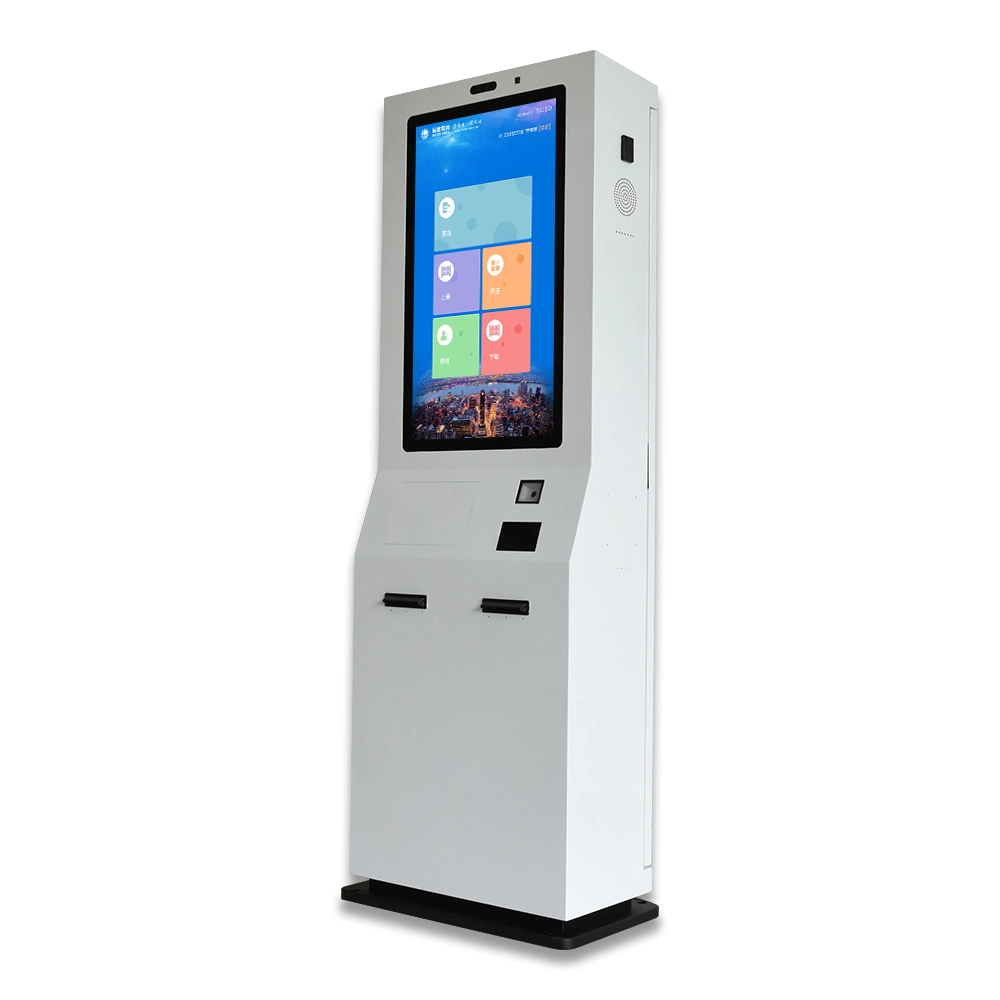 كشك الحامل الأرضي شاشة LCD رأسية تعمل باللمس، شاشة Kiosk، شاشة LCD رقمية شاشة عرض الإعلانات المتكاملة