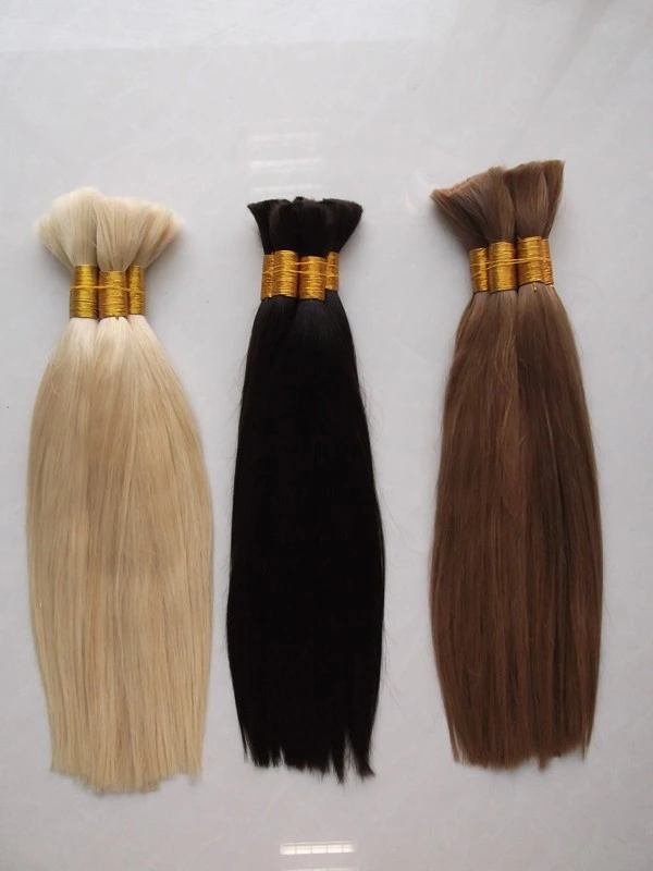 Raw Brazilian Virgin Human Hair Bulk, Brazilian Bulk Hair Extensions Virgin, Wholesale/Supplier Afro Kinky Virgin Bulk Human Hair