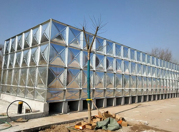 Big Discount! ! ! Long Life Good Quality Ethiopia West Africa 100m3 Galvanized Steel Water Storage Tank