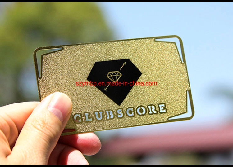 Private Custom High-End Bronzing Personality Creative Business Card Nameplate