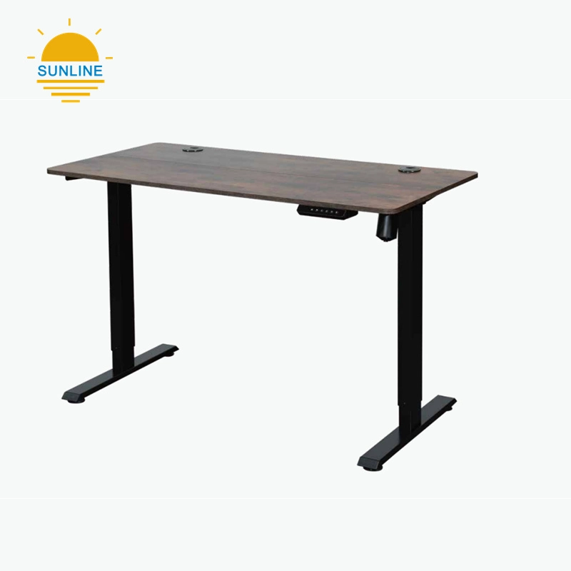 China Intelligent Office Furniture Manufacturing Company's Ergonomic Single Motor Sitting Table Stand, Computer Elevating Table, Home Office Electric Height Adj