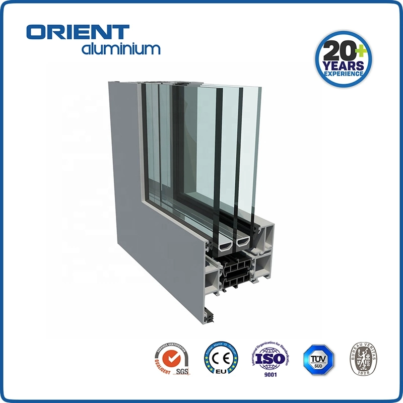 Aluminum Extrusion Profile with 6061/6063 T1-T5 Anodized for Construction