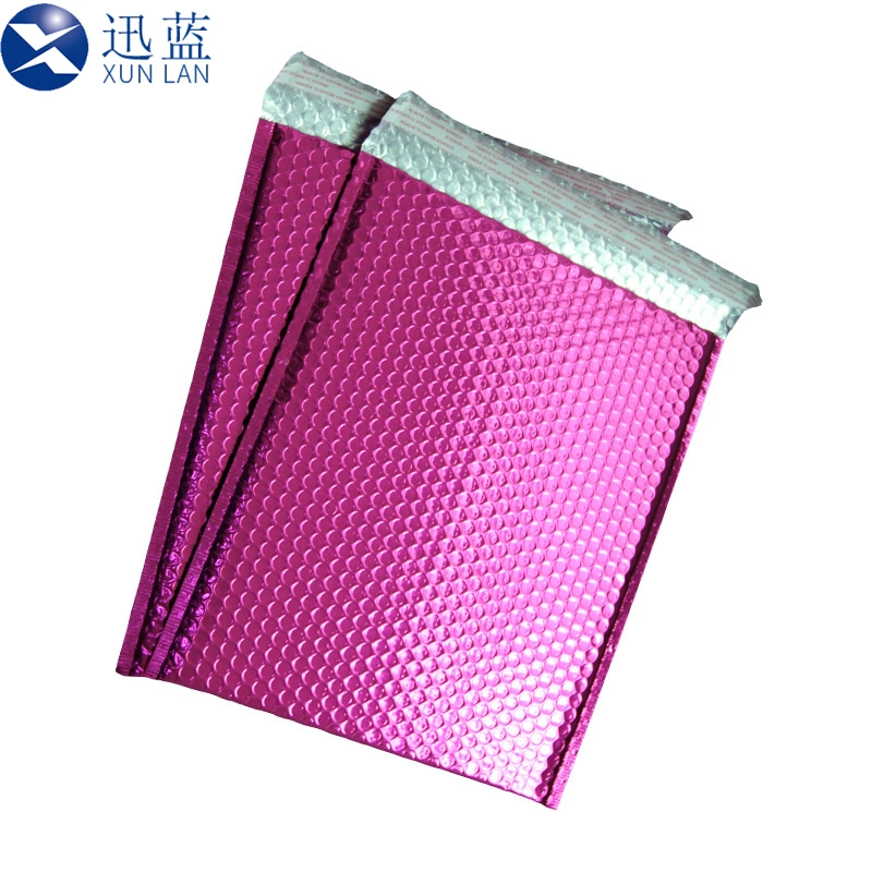 Customized Pantone Color Aluminum-Plated Bubble Mailer Various Sizes for Cross-Border E-Commerce