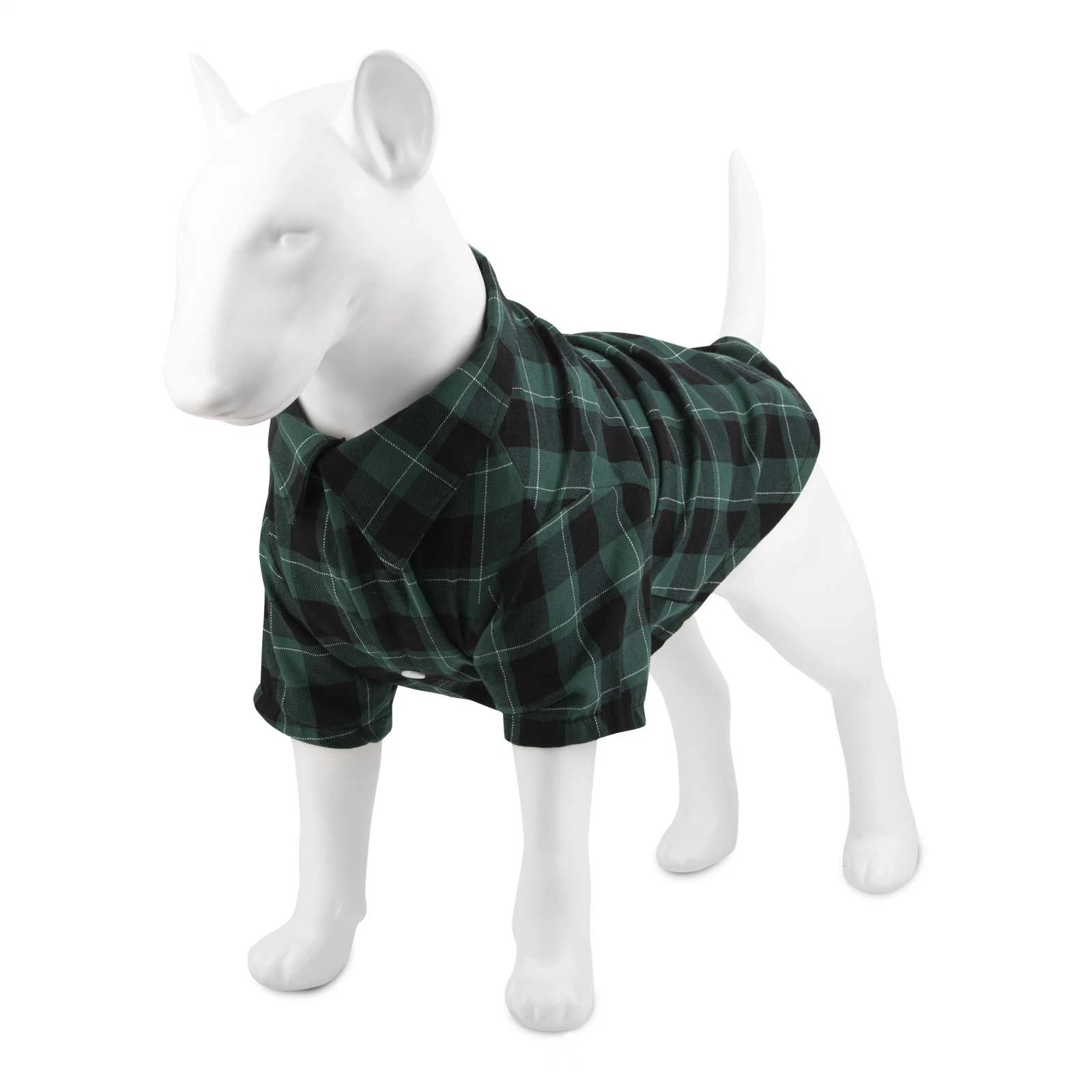 Hot-Selling Quality Fashion Checker Button Dog Spring T-Shirt Pet Apparel